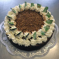Schokoladen-Krokant-Torte